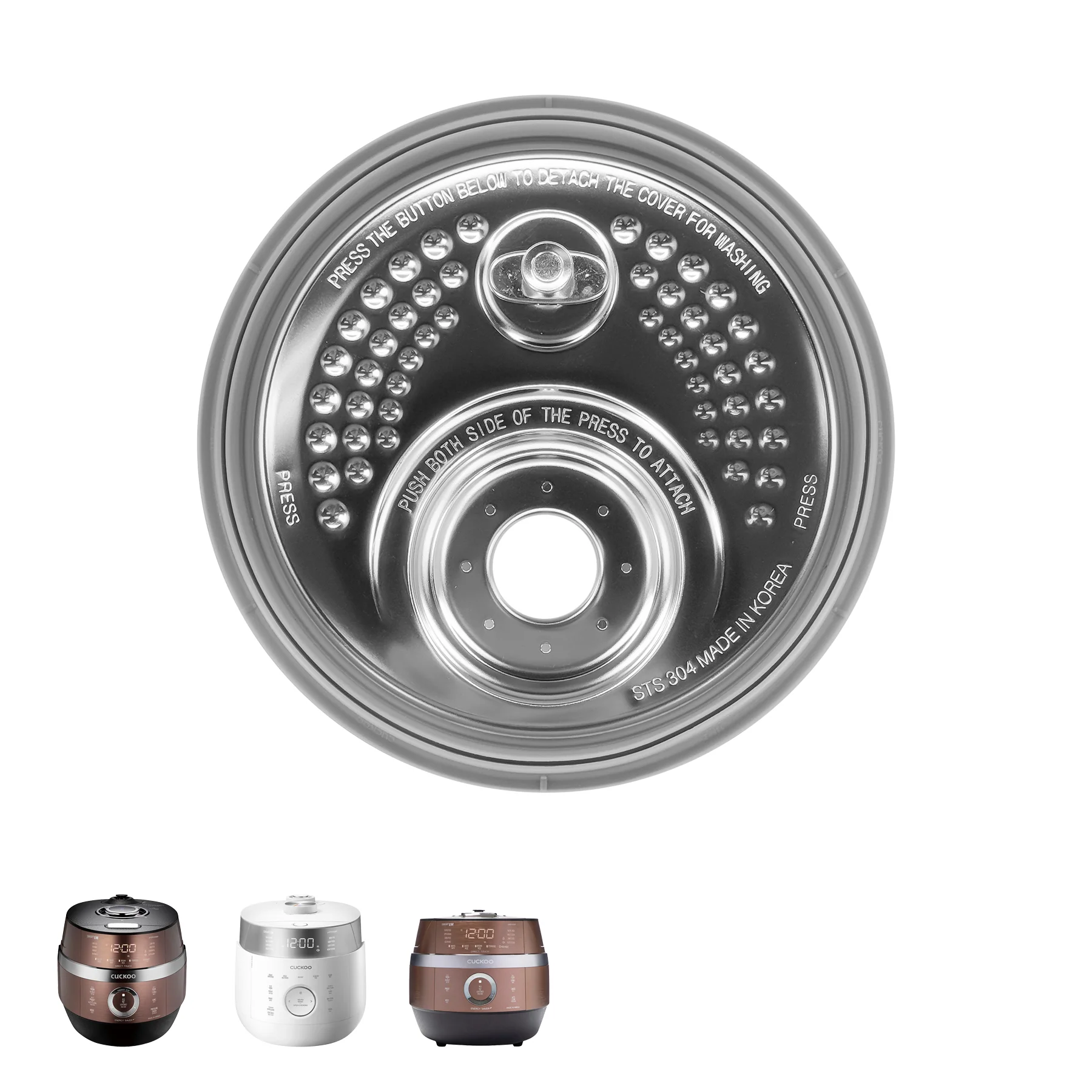 Inner Lid for Rice Cooker CRP-JHVR1009F, CRP-LHTR1009F, CRP-JHR1009F(08140-0042D0)