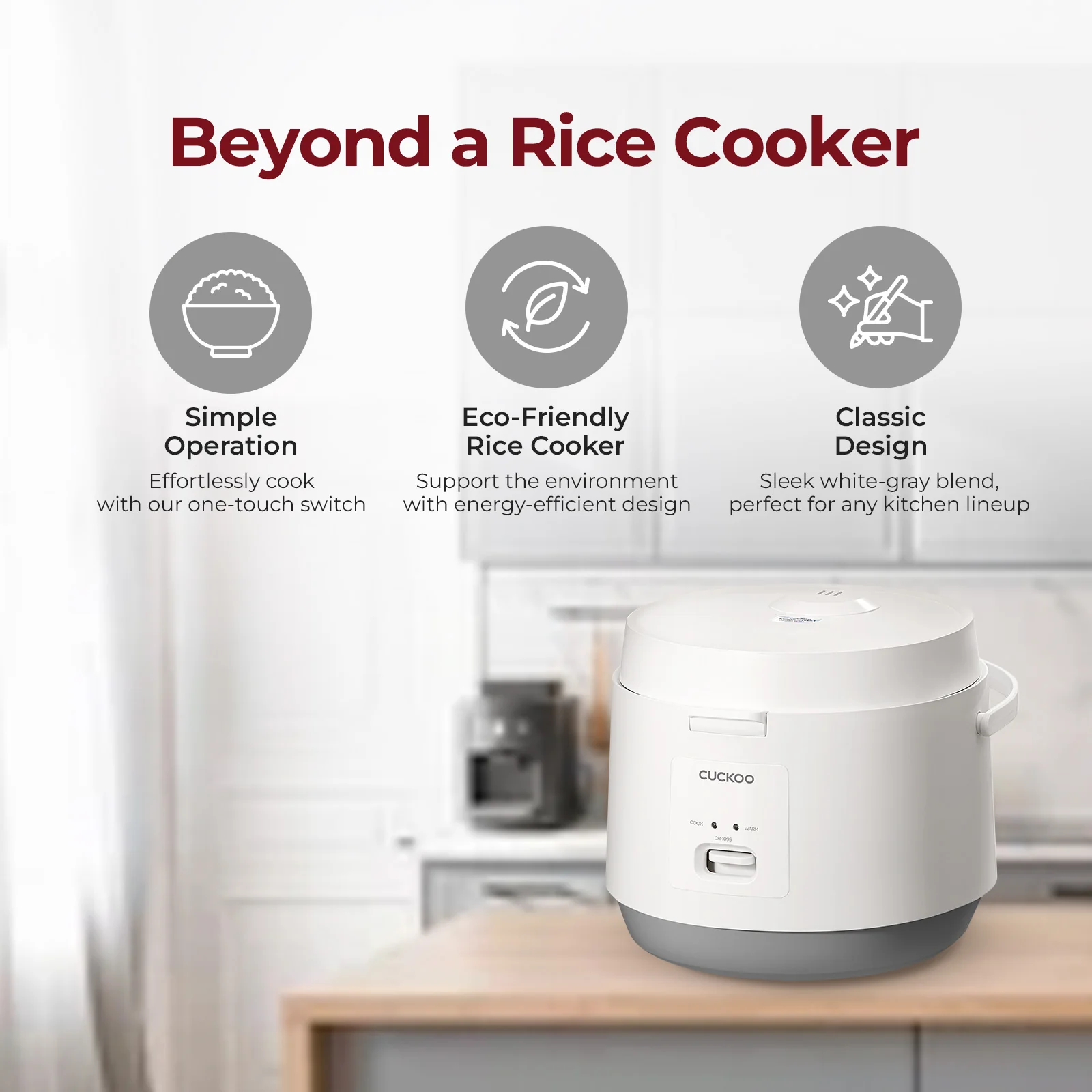 10-Cup Basic Rice Cooker (CR-1095) - Image 6