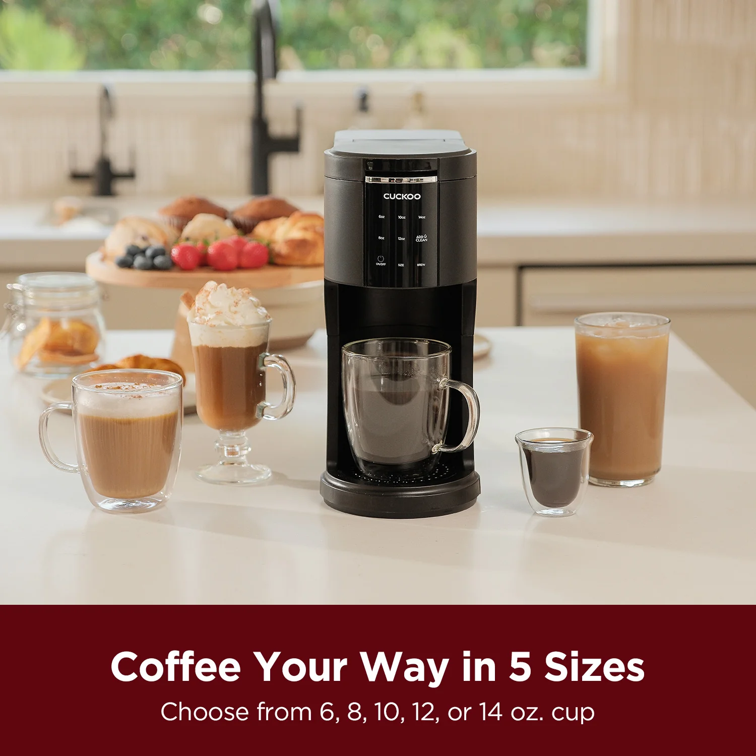 3-in-1 K-Cup Single Serve Coffee Maker (CCM-AK011B) - Image 6