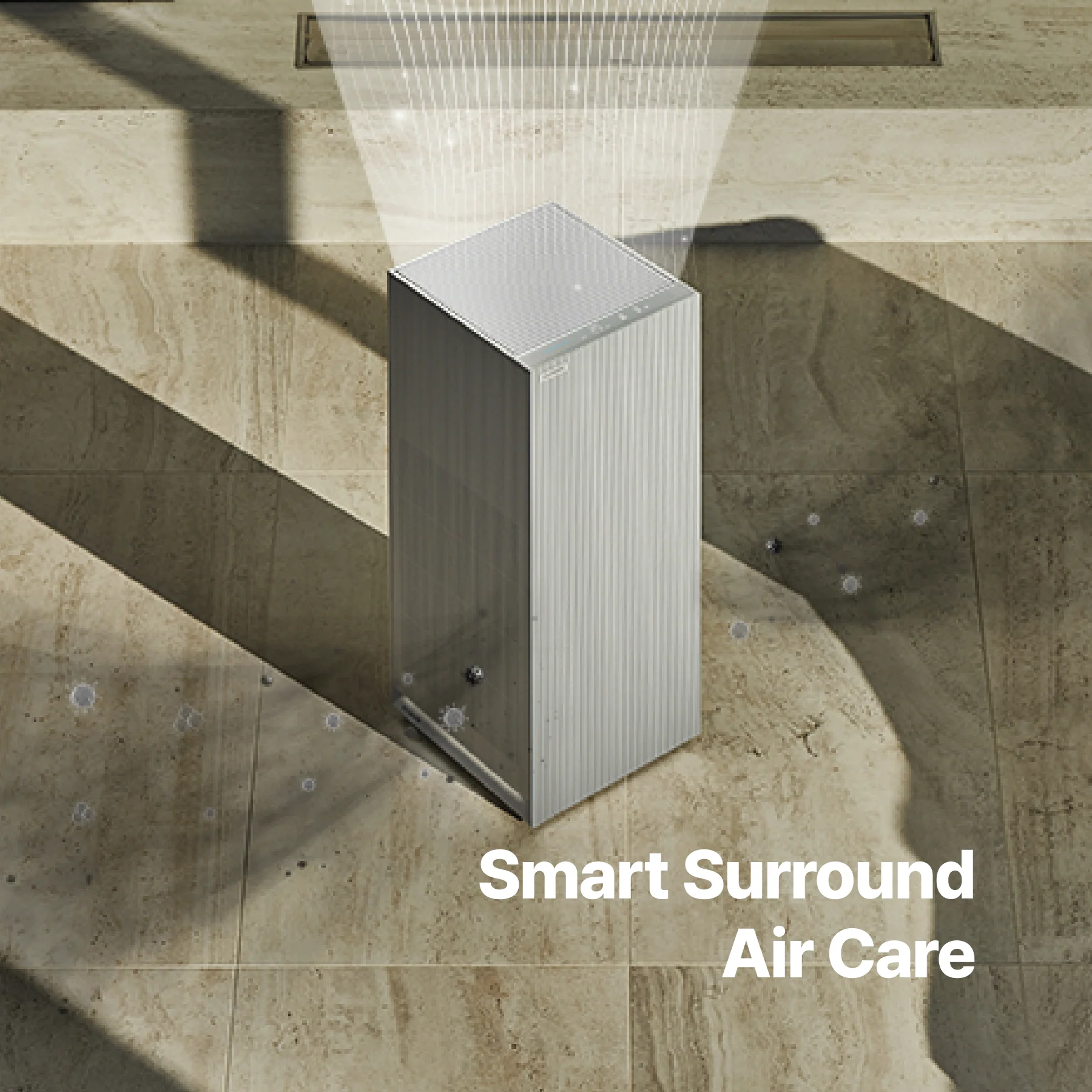 [New] Inspure Heritage Air Purifier _  Pre-Filter, Totalcare True HEPA H13 Filter (CAC-AH2810FNW) - Image 4
