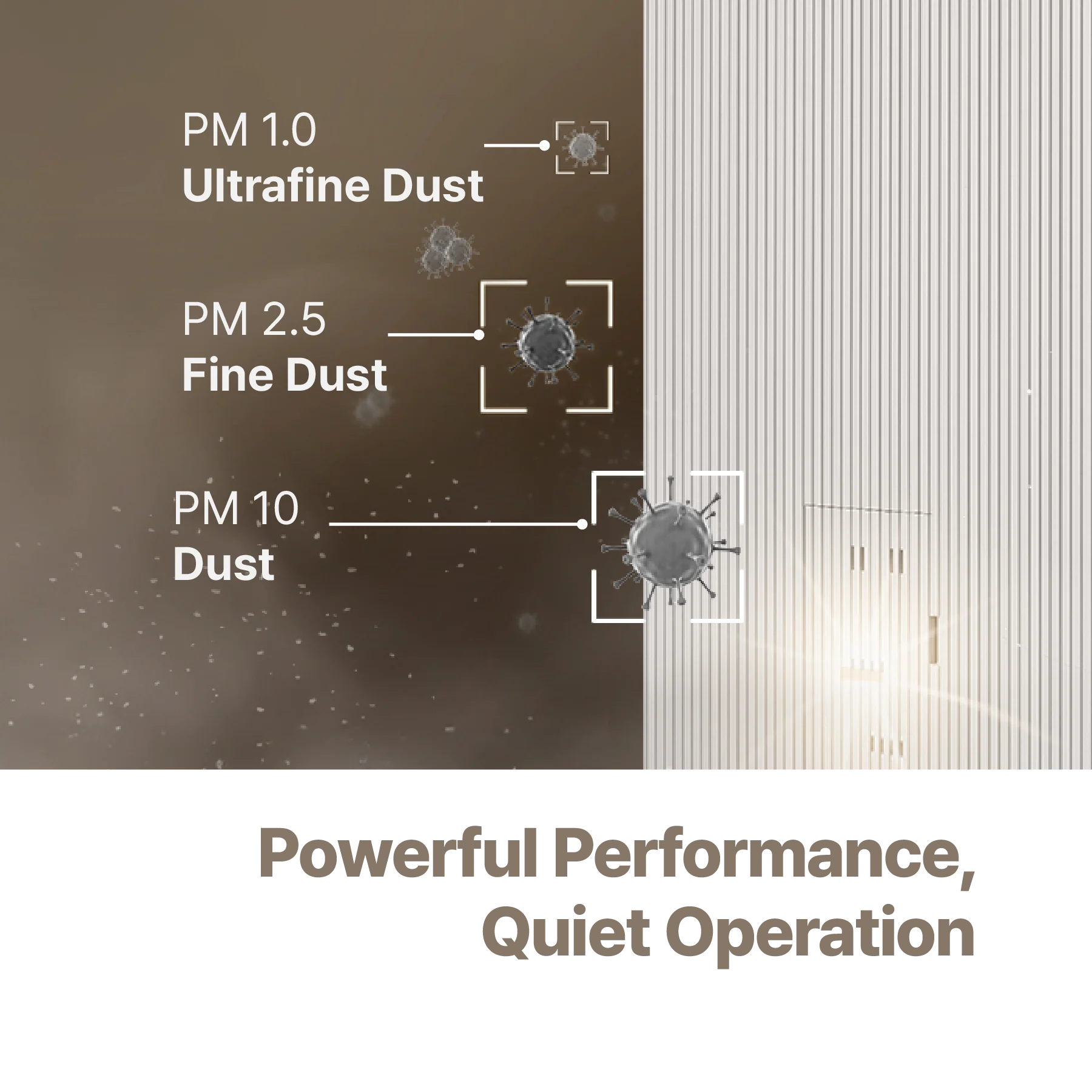 [New] Inspure Heritage Air Purifier _  Pre-Filter, Totalcare True HEPA H13 Filter (CAC-AH2810FNW) - Image 6