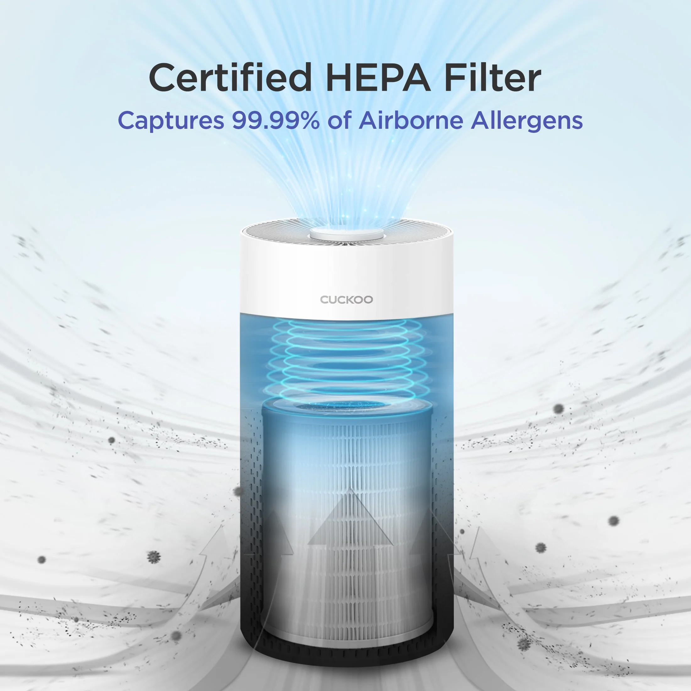 3-in-1 Filtration H13 True HEPA Air Purifier (CAC-I0510FW) - Image 4