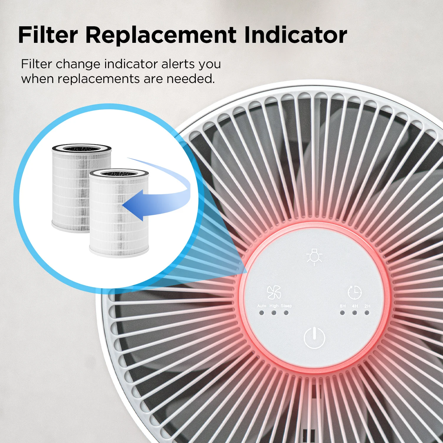 H13 True HEPA Replacement Filter for CAC-I0510FW (CACF-IAF) - Image 5