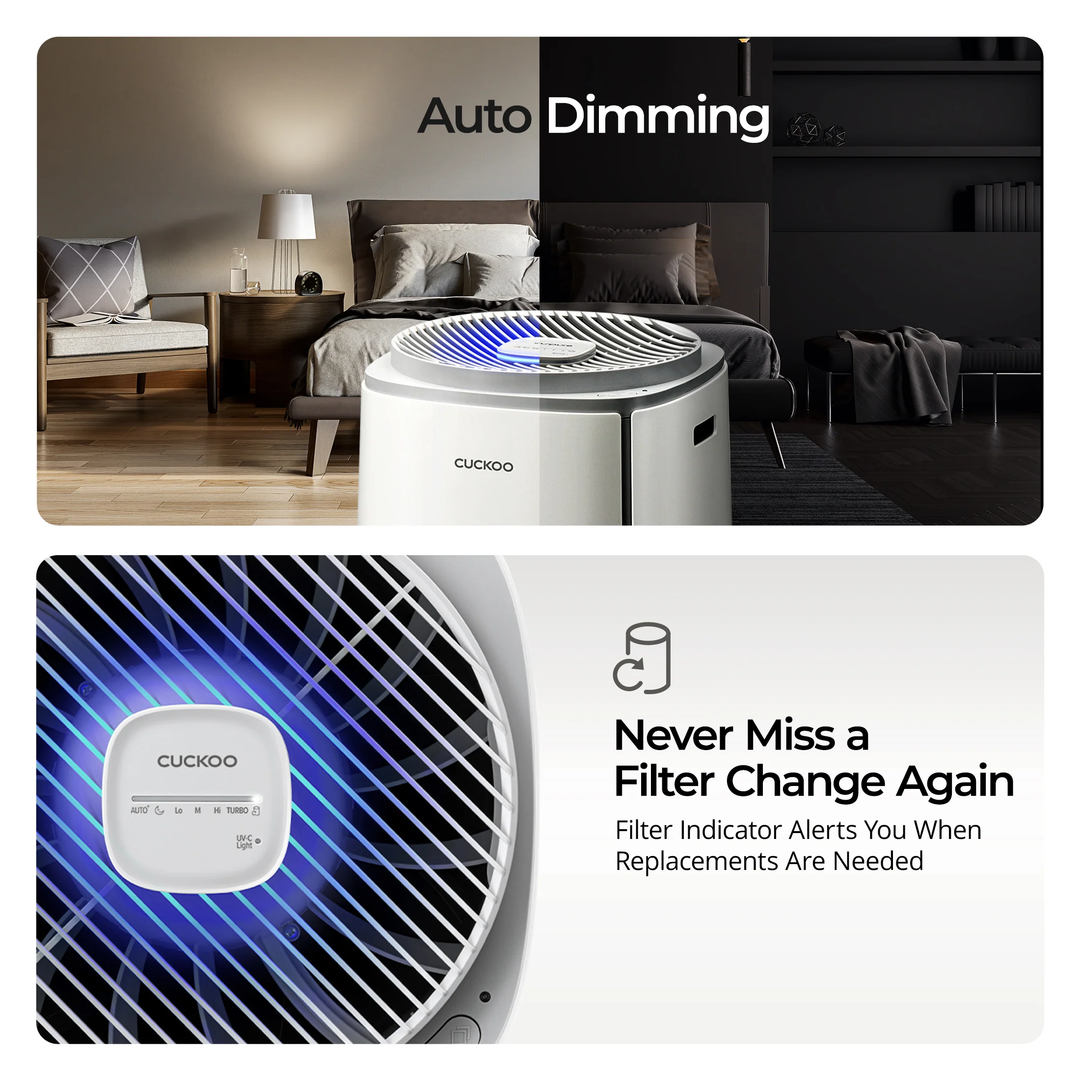 5-Stage Filtration H13 True HEPA Air Purifier with 2-Year Filter Bundle (CAC-K1910FW Bundle) - Image 7