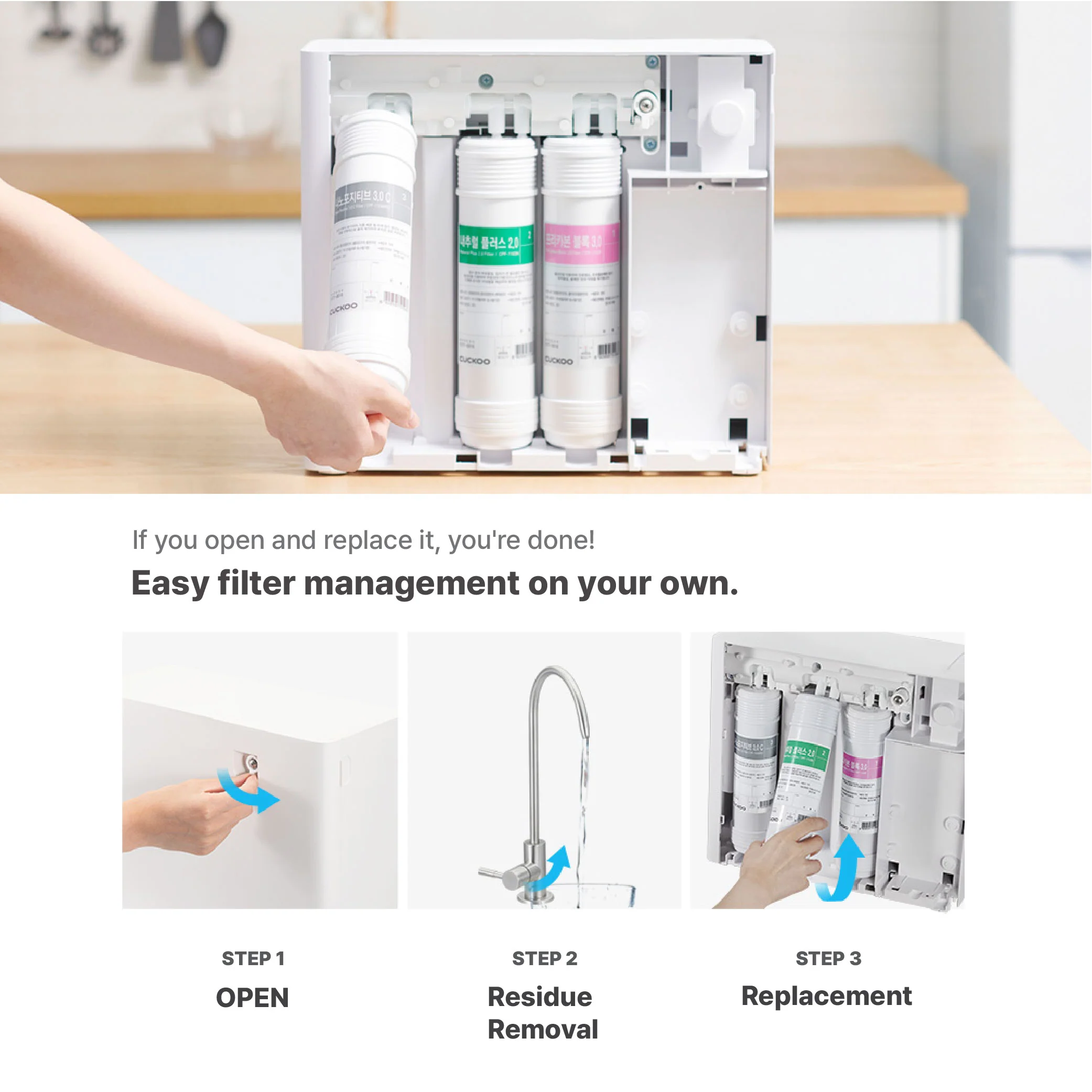 5-Stage Filtration Under-Sink Water Purifier (CP-ADR051UW SET) - Image 8