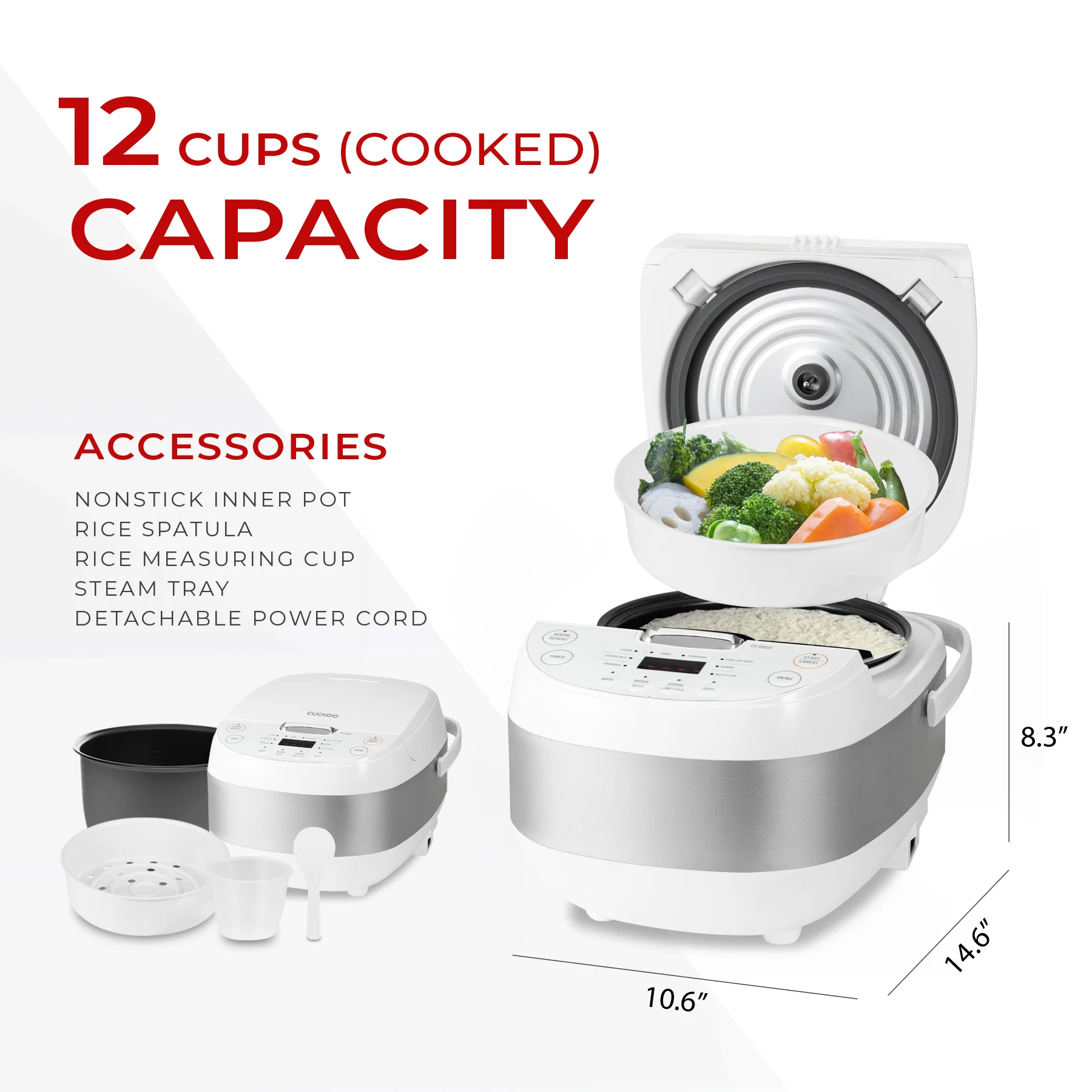 6-Cup Micom Rice Cooker (CR-0605F) - Image 7