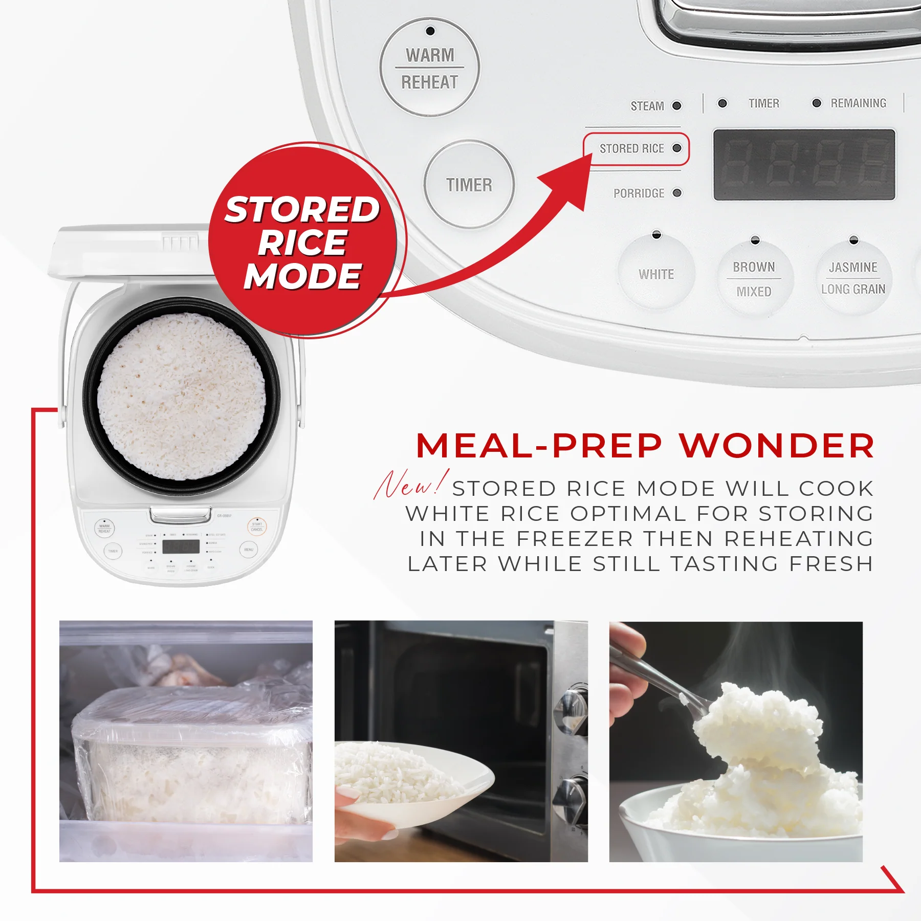 6-Cup Micom Rice Cooker (CR-0605F) - Image 9