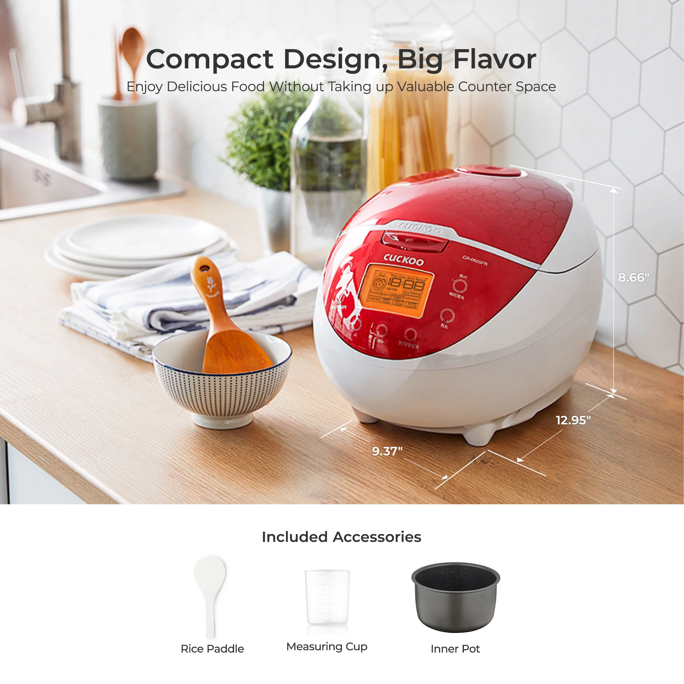 6-Cup Micom Rice Cooker (CR-0655F) - Image 6