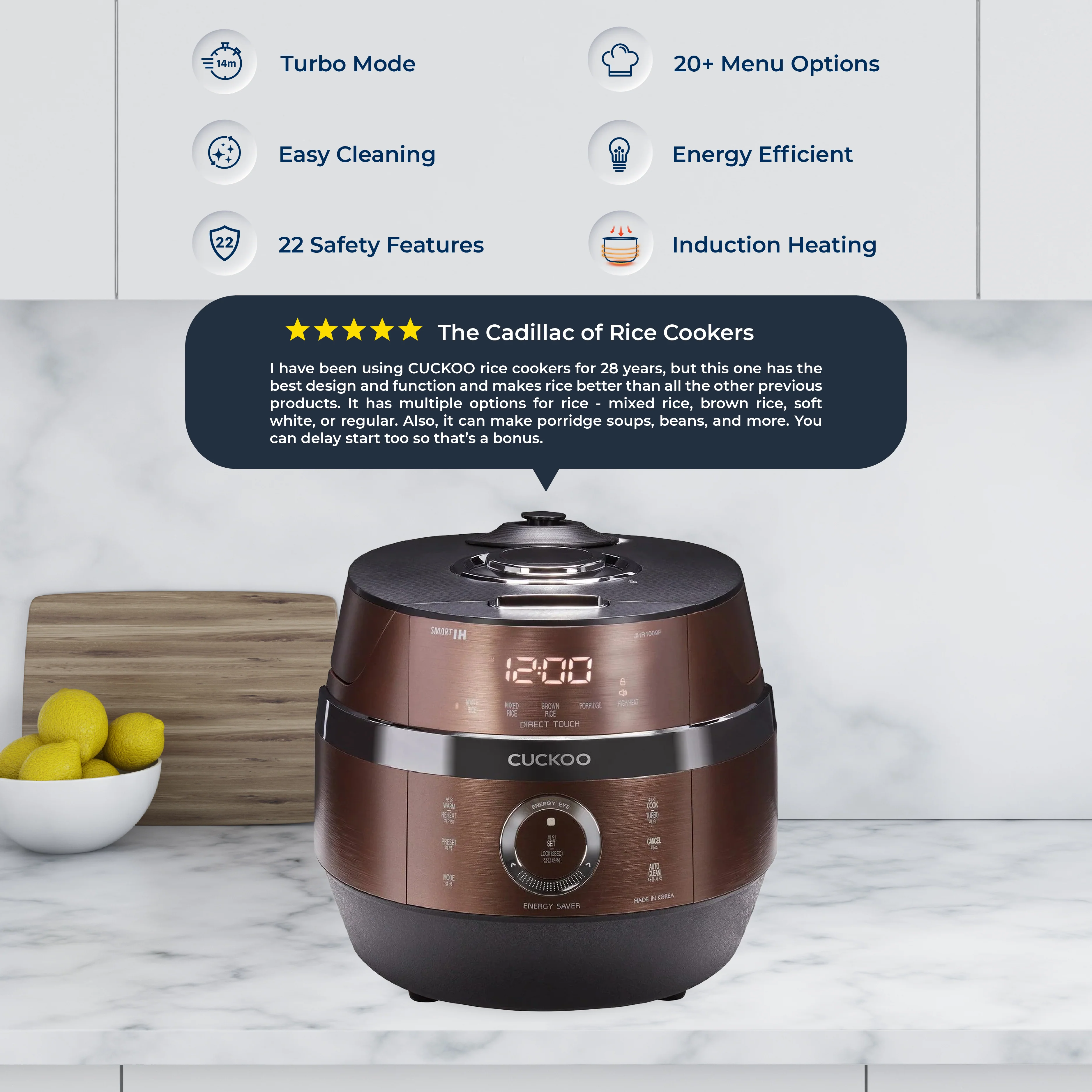 6-Cup IH Pressure Rice Cooker (CRP-JHR0609F) - Image 6