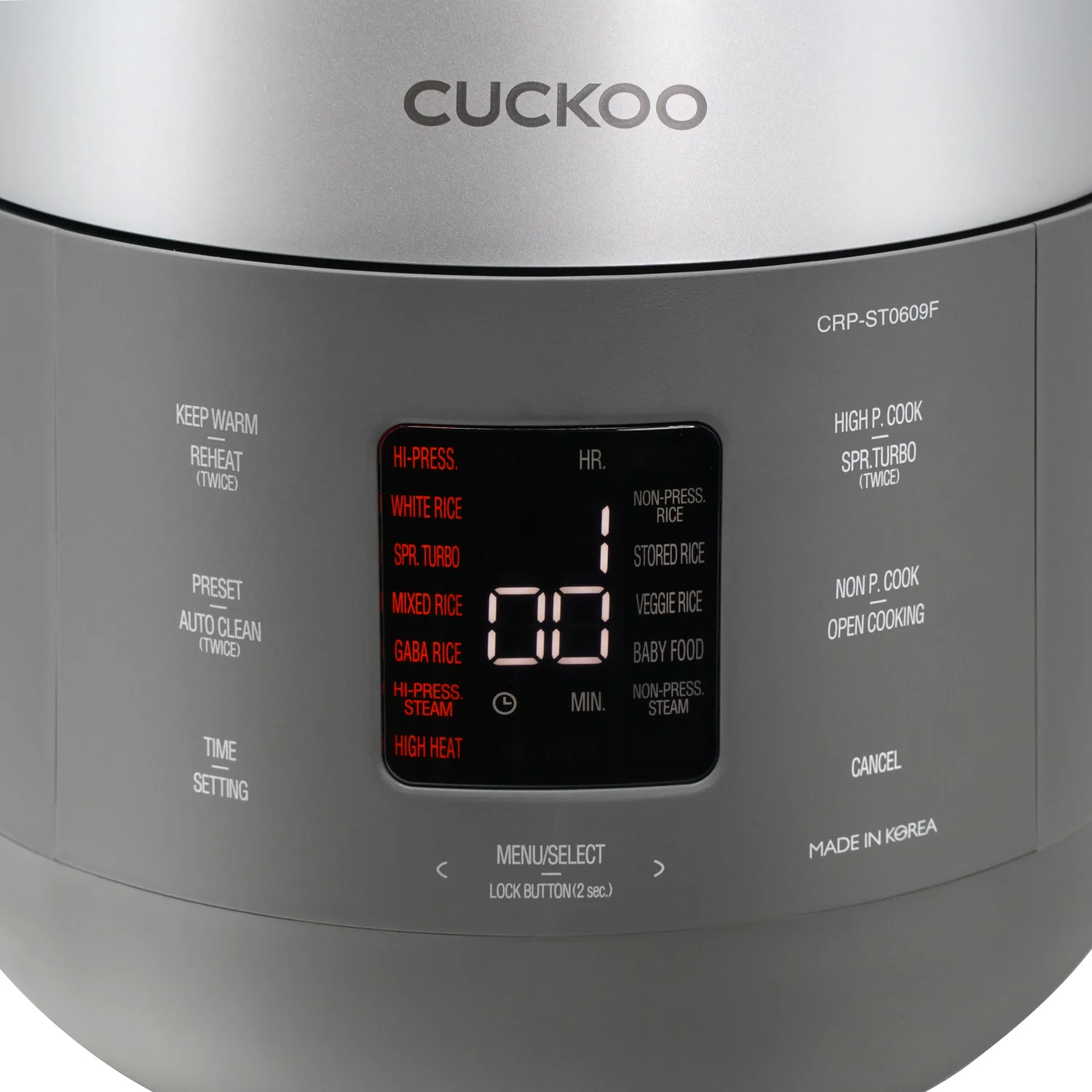 6-Cup HP Twin Pressure Rice Cooker (CRP-ST0609F) - Image 5