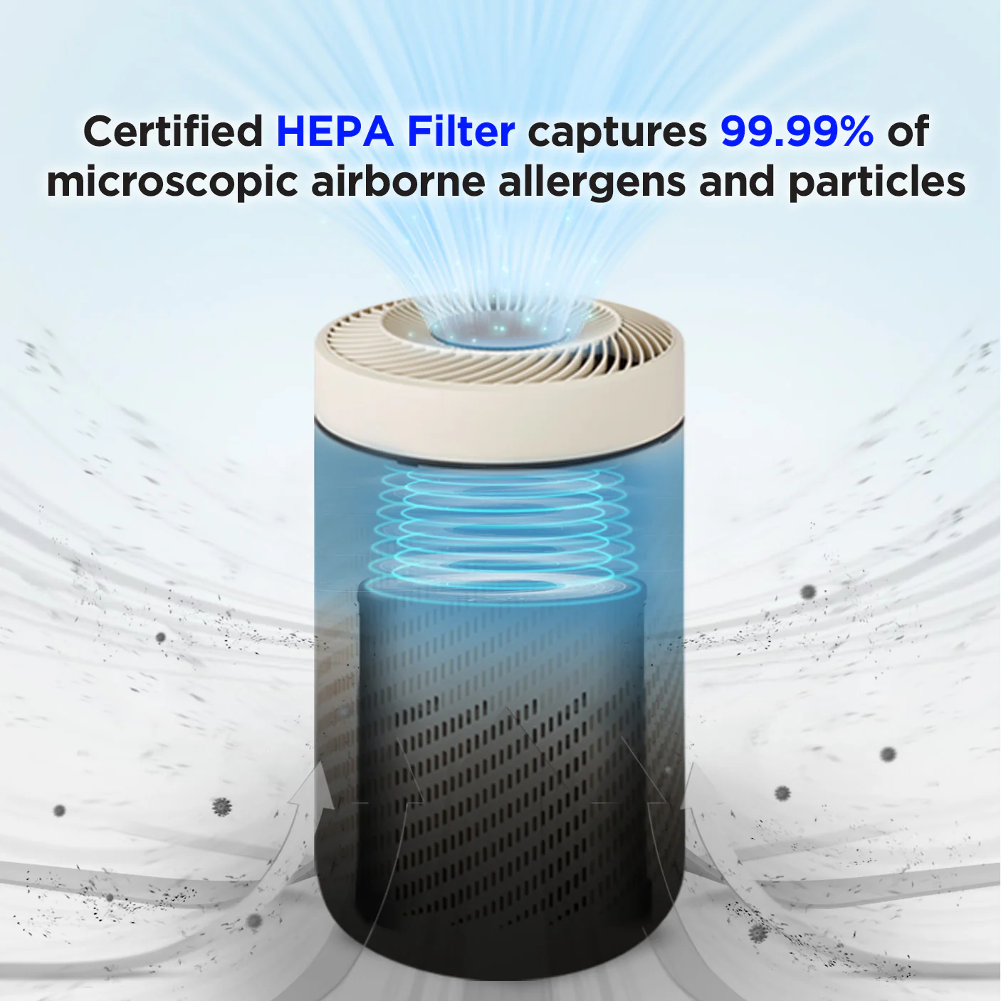 H13 True HEPA Replacement Filter for CAC-AB0610FI (CACF-ABAF) - Image 4