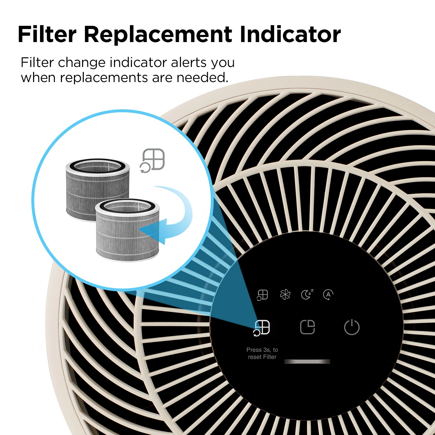 H13 True HEPA Replacement Filter for CAC-AB0610FI (CACF-ABAF) - Image 5