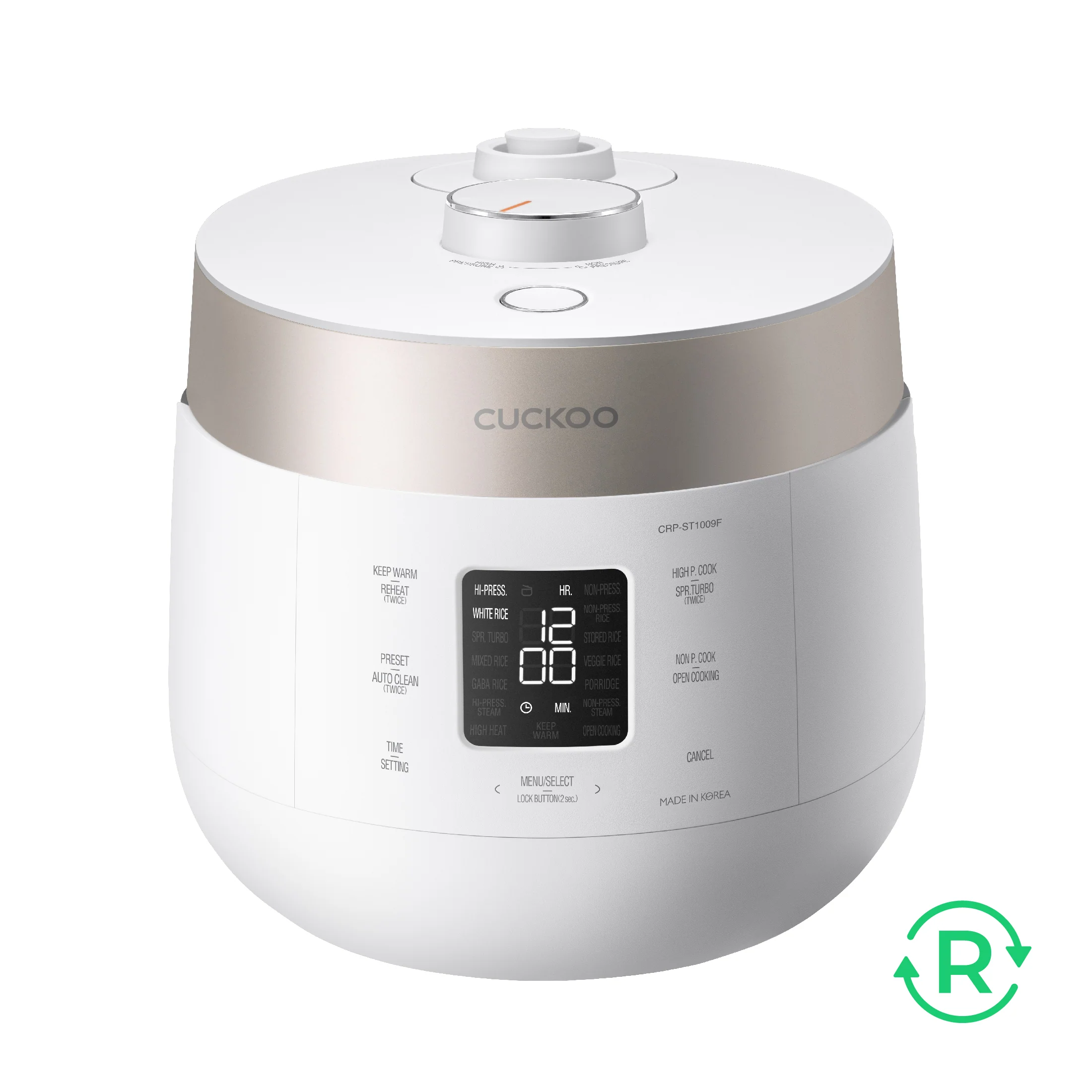 Refurbished C grade 10-Cup HP Twin Pressure Rice Cooker (CRP-ST1009F)