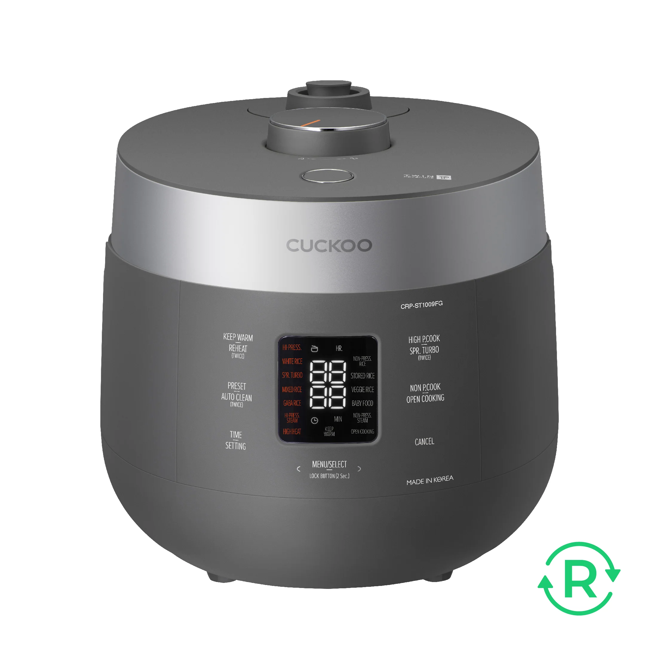 Refurbished C grade 10-Cup HP Twin Pressure Rice Cooker (CRP-ST1009F) - Image 2