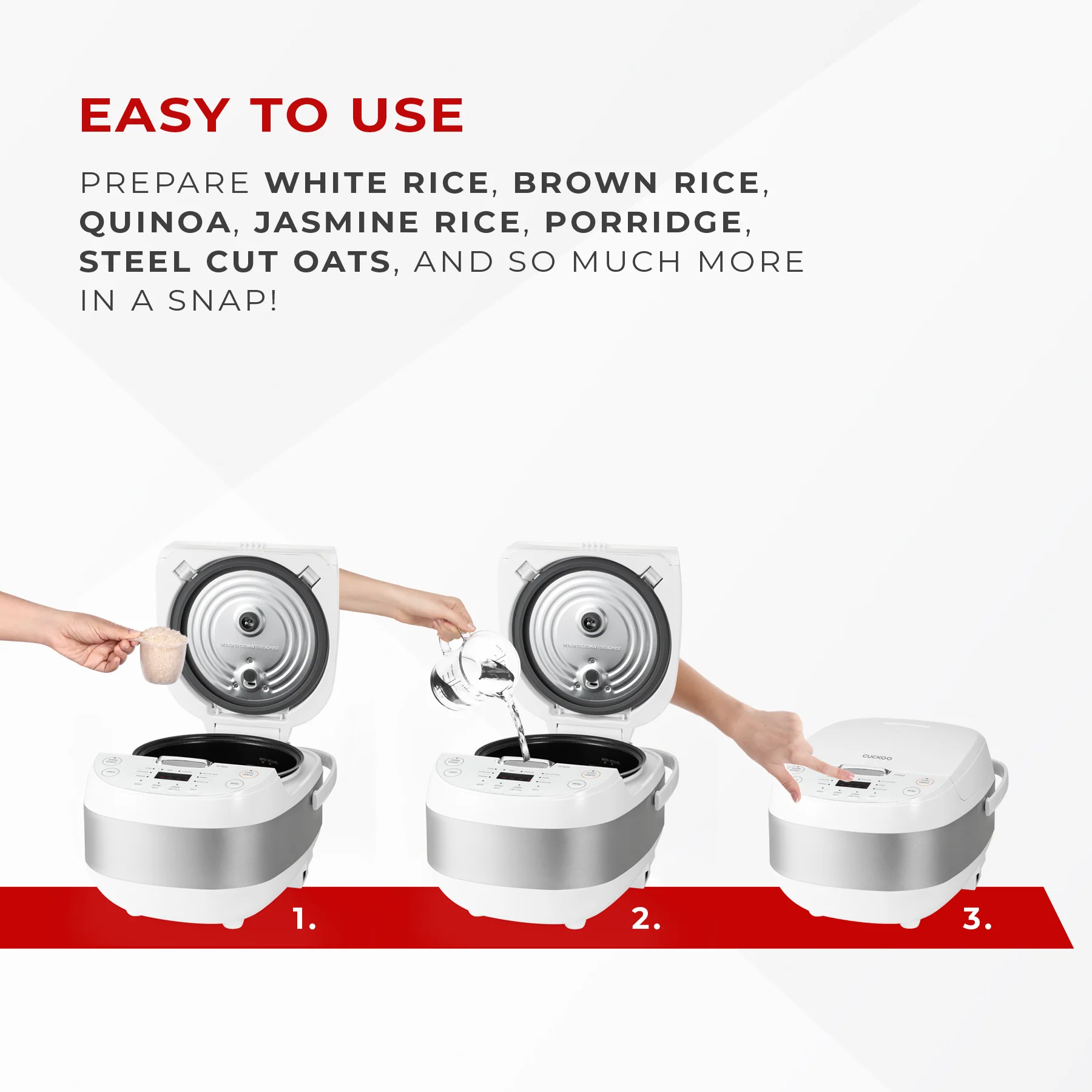 Refurbished B grade 6-Cup Micom Rice Cooker (CR-0605F) - Image 8
