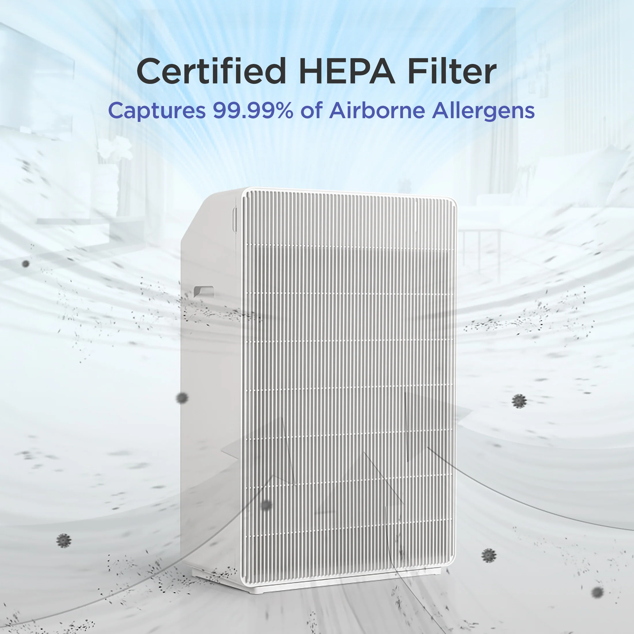 Refurbished B grade 3-Stage Filtration H13 True HEPA Air Purifier (CAC-R1510FW) - Image 3