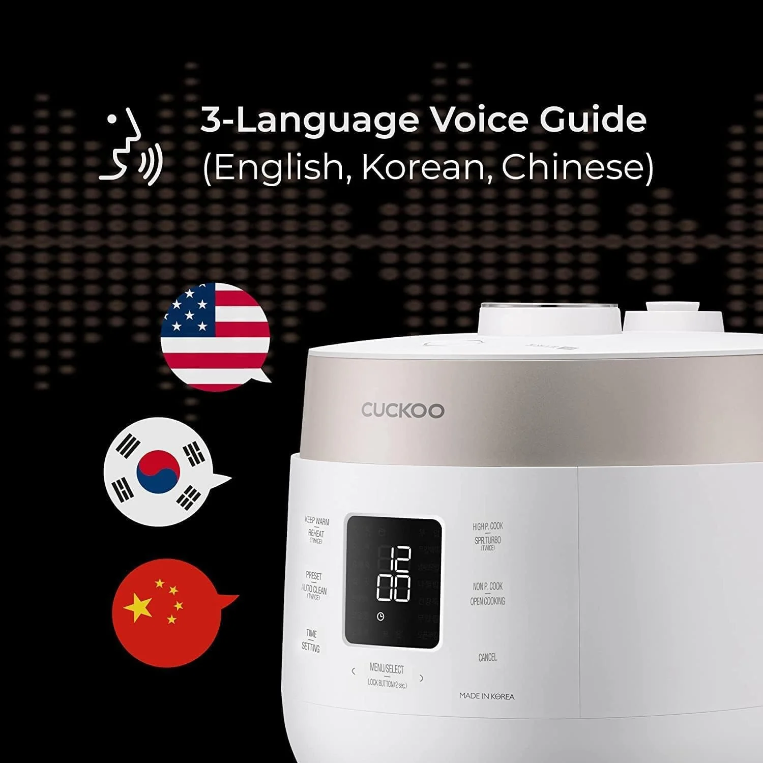 Refurbished B grade 6-Cup HP Twin Pressure Rice Cooker (CRP-ST0609F) - Image 11