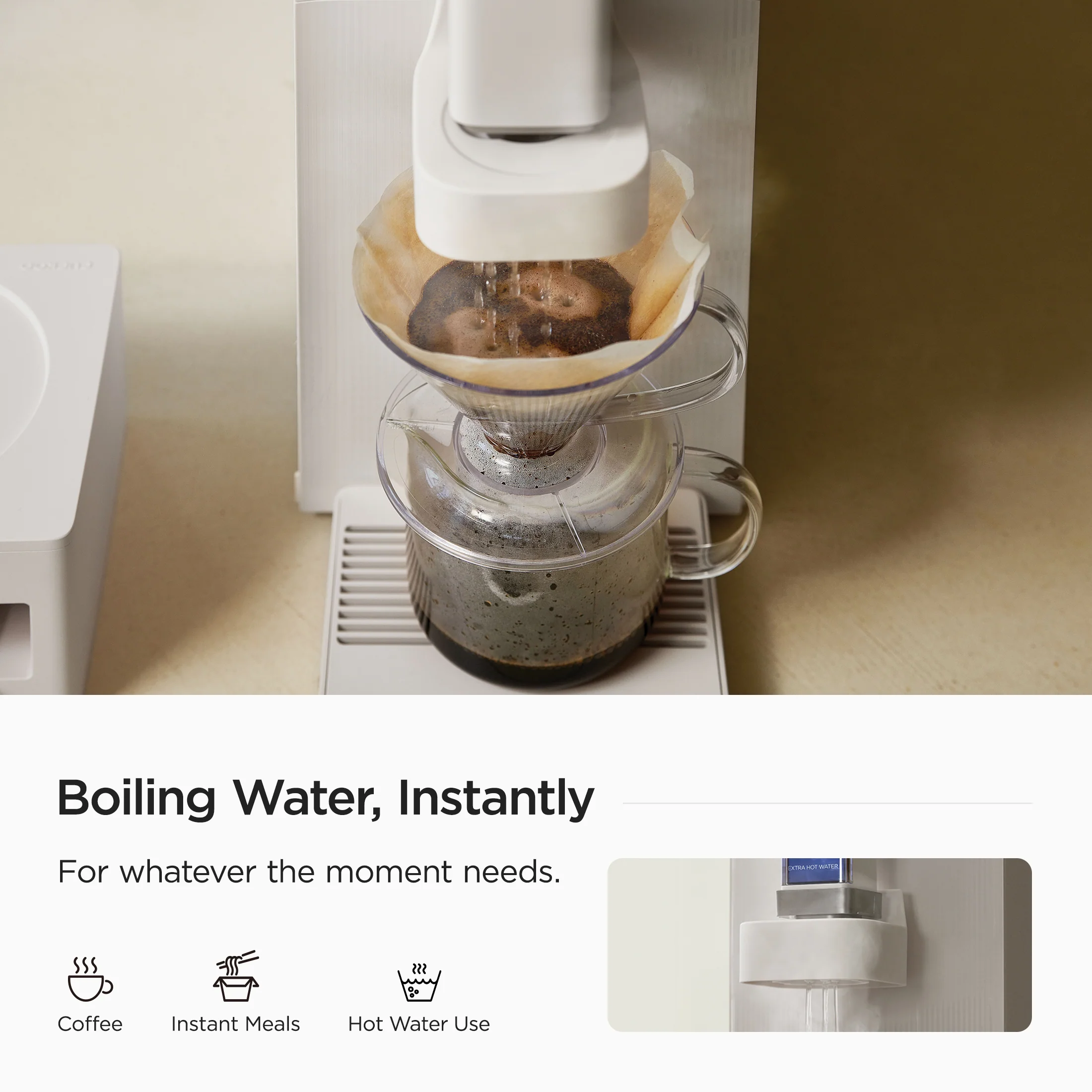Tankless Countertop Steam 100 Barista Water Purifier (CP-ABNC100GWH) - Image 3