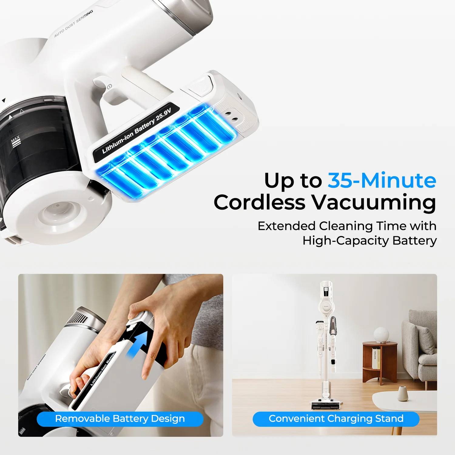 Powerclone Cordless Vacuum (CVC-A1410NW) - Image 4