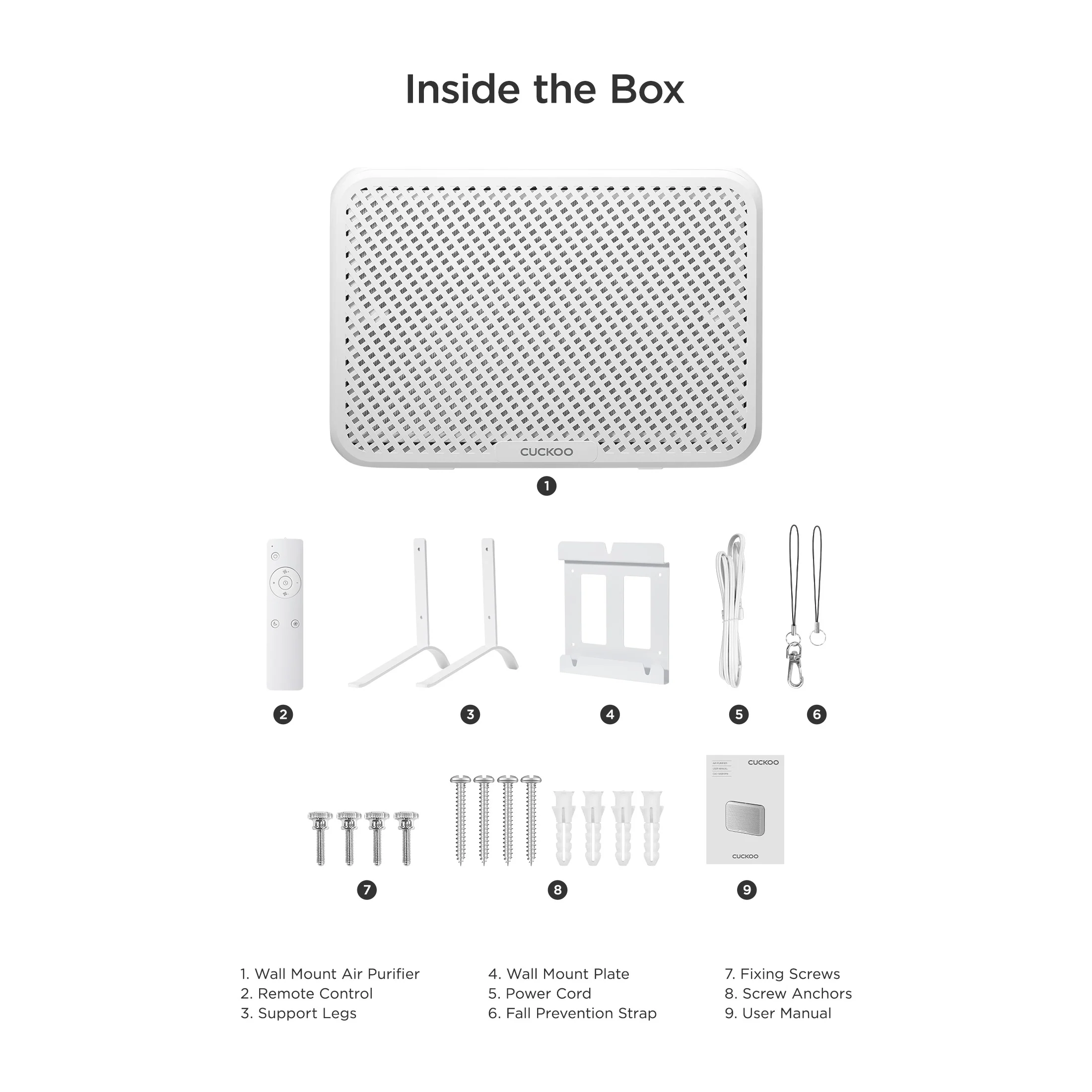 Wall Mount Air Purifier-H13 True HEPA (CAC-AA0910FW) - Image 8